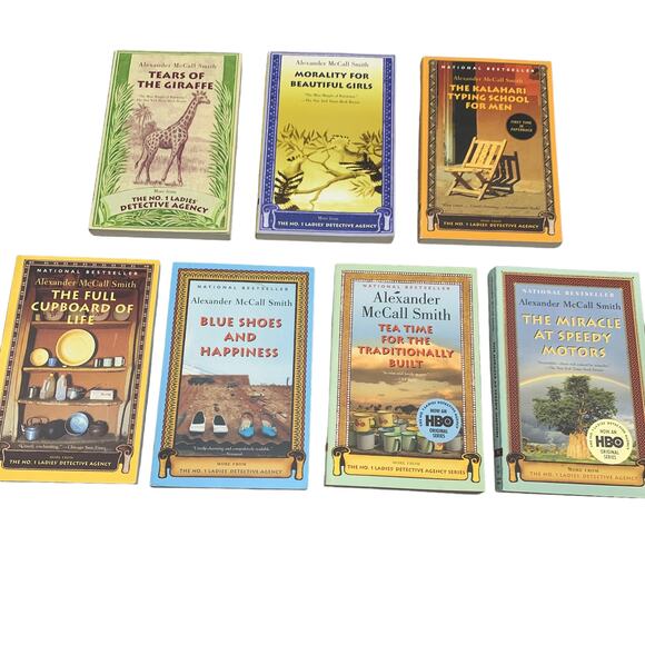 The No 1 Ladies Detective Agency Book Lot 7 2-5 7 9-10 Tears of the Giraffe PB - Picture 1 of 13